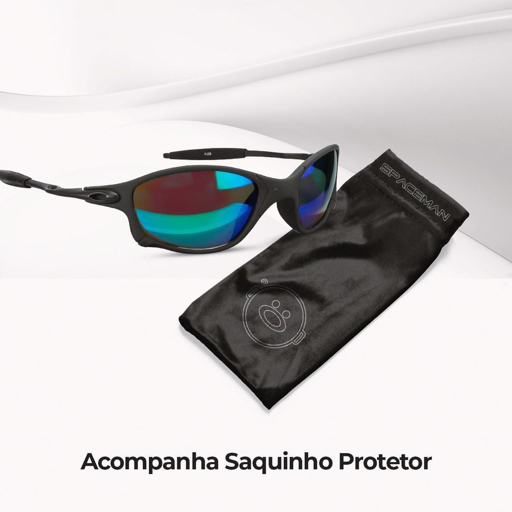 Óculos Sol Masculino Juliet Esportivo Proteção Uv - Preto