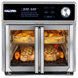 Forno Eletrico De Bancada Airfryer E, 26l De Capacidade Com 22 Funcoes E 11 Acessorios, 1700w, 110v, Kalorik Afo 47631 Ss2, Prateado