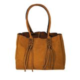 Bolsa Tote Shopper Feminina Alça Tiracolo Necessaire Casual Caramelo Único