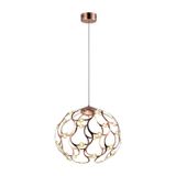 Pendente Led de Metal Spher 45cmx55cm Bella Iluminação 40x0,8W Rose