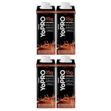 Kit 4 Bebida Láctea Yopro Protein Chocolate 250ml