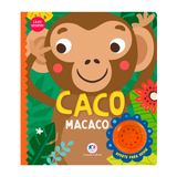 Livro Sonoro Infantil Caco Macaco Som Brinquedo Aprendizado
