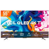 Smart Tv Qled 55&quot; Google Tv Uhd 4k Tcl 55c645 Comando De Voz Hdr 120hz 3 Hdmi 1 Usb Wi-fi Bluetooth