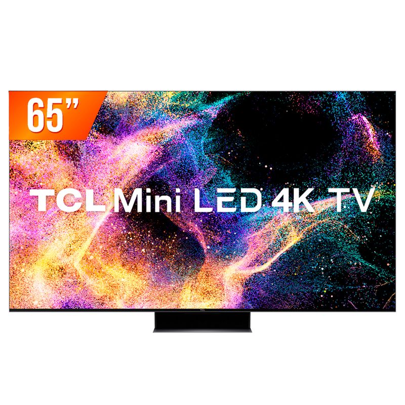 Tv 65" Qled Miniled TCL 4k - Ultra Hd Smart - 65c845