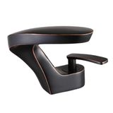 Torneira Banheiro Lavabo Misturador Monocomando Preto Bronze