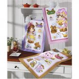Pano Copa Felpudo Estampado Döhler - Happy Kitchen