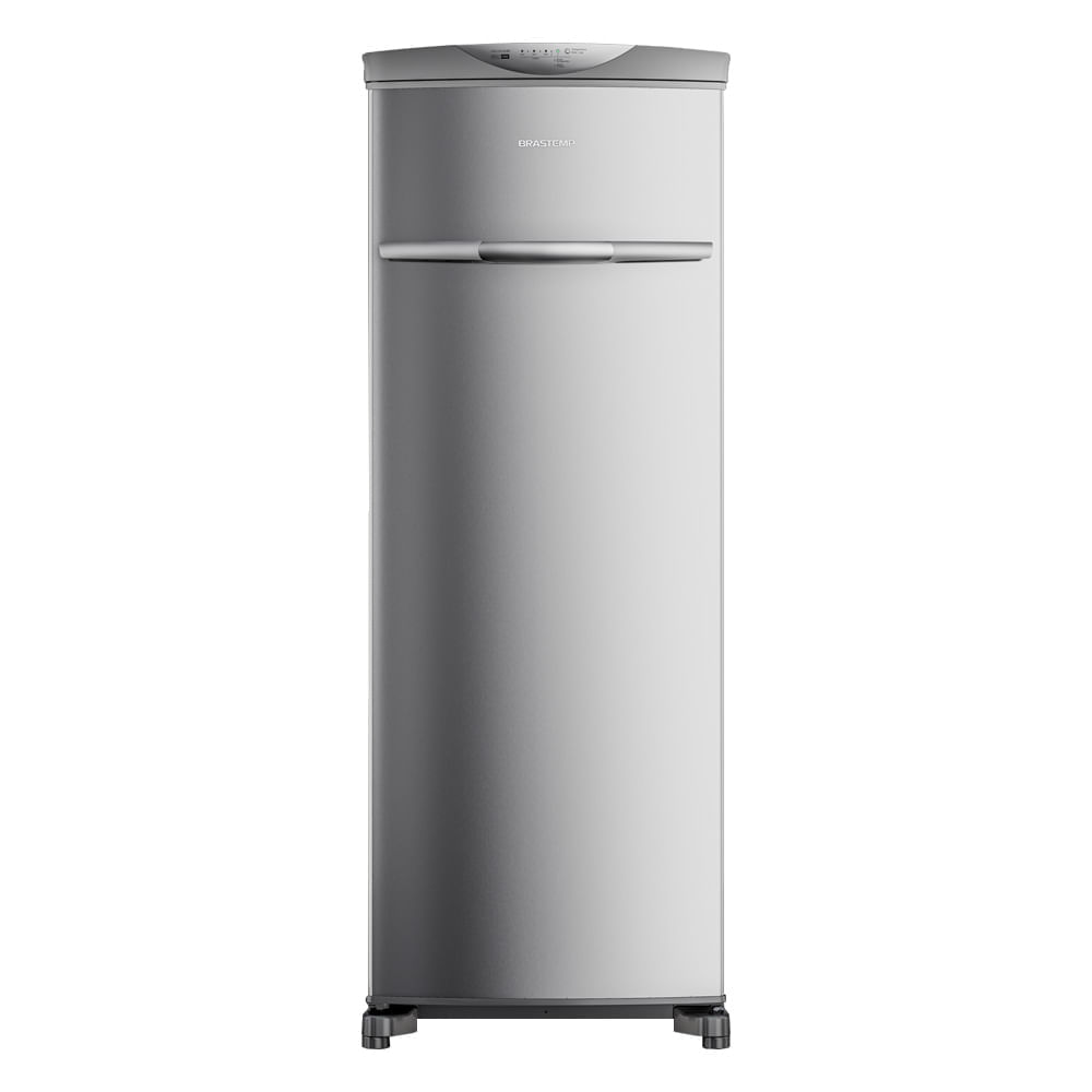 Freezer Vertical Brastemp 228 Litros Inox 110v Bvr28nkana