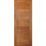 Folha de Porta de Madeira Belga Intermediaria 210cm x 110cm Mapaf Natural