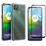 Capinha Anti Impacto Moto G9 Power + 2x Películas Vidro 3D + Kit Aplicação