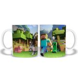 Caneca  Minecraft Jogo Polímero 325Ml