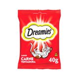 Petisco Dreamies Sabor Carne Tentadora Para Gatos Adultos 40g