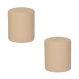 2 Puffs Round Nobre Creme Stay Puff