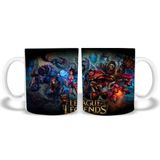 Caneca Lol League Of Legends Personagens Polímero 325Ml