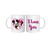 Dia Dos Namorados Caneca  Branca 325Ml Cerâmica