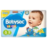 Fralda Babysec Ultrasec Galinha Pintadinha G 32un