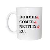 Caneca Temática Netflix Polímero 325Ml