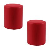 2 Puffs Round Nobre Vermelho Stay Puff