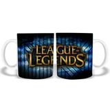 Caneca Lol League Of Legends Gamers Polímero 325Ml