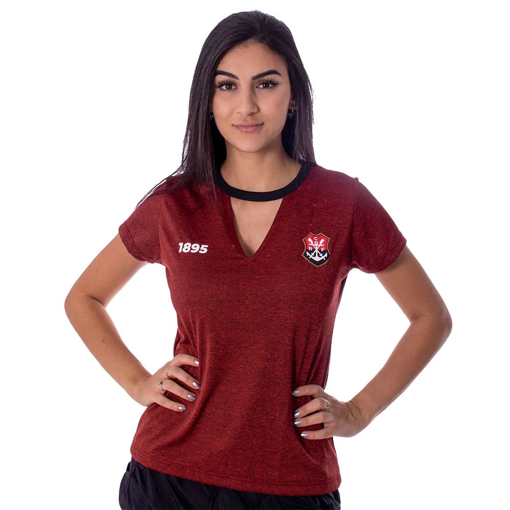 Camiseta Flamengo Braziline Pilus Feminina