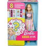 Boneca Barbie 2 Looks Carreira 8 Surp. Roupas Acessórios 3-7 Anos