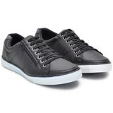 Sapatenis Casual Com Sola Reta Confortável Masculino Design Básico