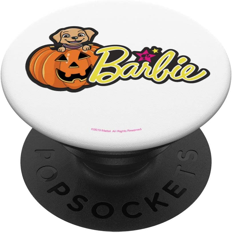 Boneca Barbie Popsockets Abóbora Cachorrinho - Swappable Popgrip