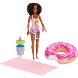 Boneca Barbie Com Conjunto De Brincadeira Ght21