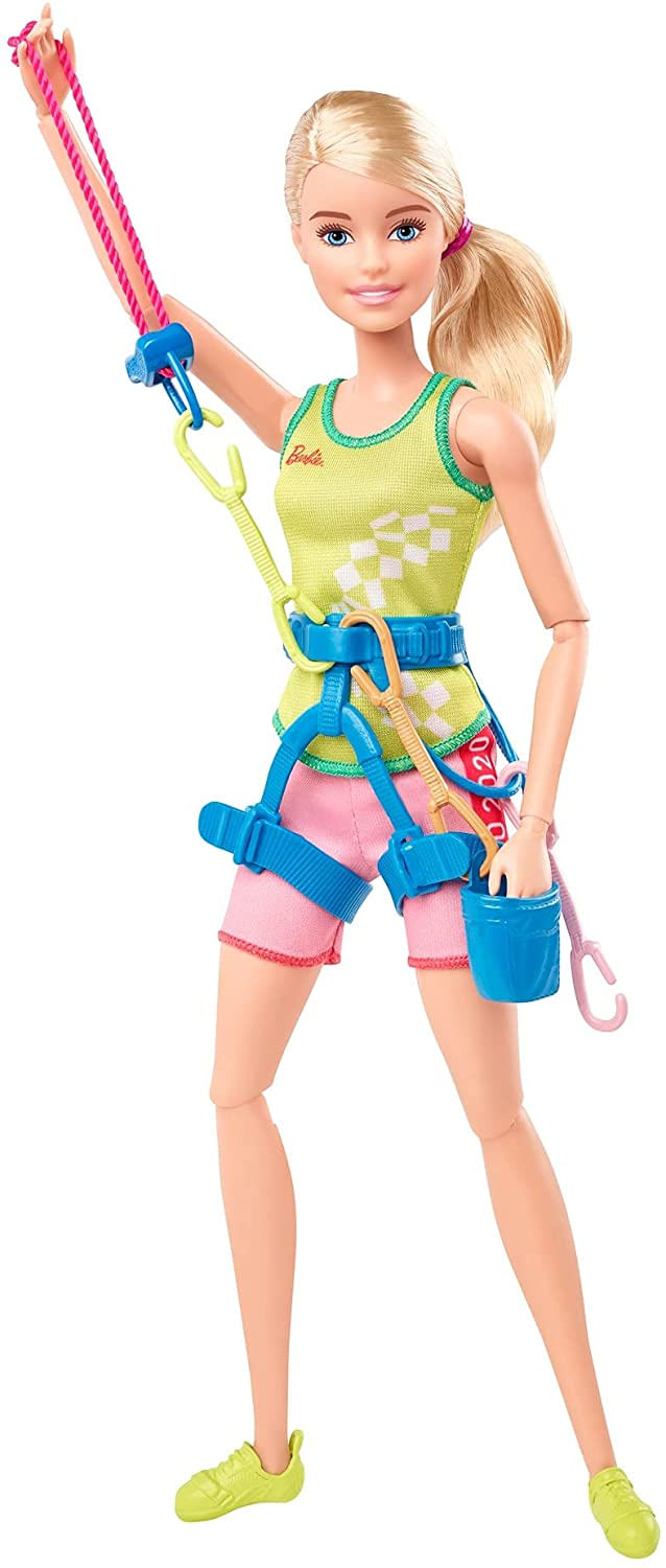 Boneca Barbie Jogos Olímpicos Tóquio 2020 Escaladora Esportiva Barbie Esporte 3+ Anos