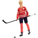 Boneca Barbie Tim Hortons (12&#39;&#39; Curvy) Hockey Uniform Certificado 6+ Vermelha