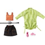 Roupas Barbie 2pçs Conjunto Vestidos V+l+p +2 Acessórios - Presente P/ Crianças 3-8 Anos