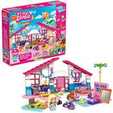 Conjunto Casa Malibu Barbie Mega 303 Bricks Acessórios 2 Bonecas 1 Filhote 2 Pássaros. Presente Para Crianças A Partir De 5 Anos