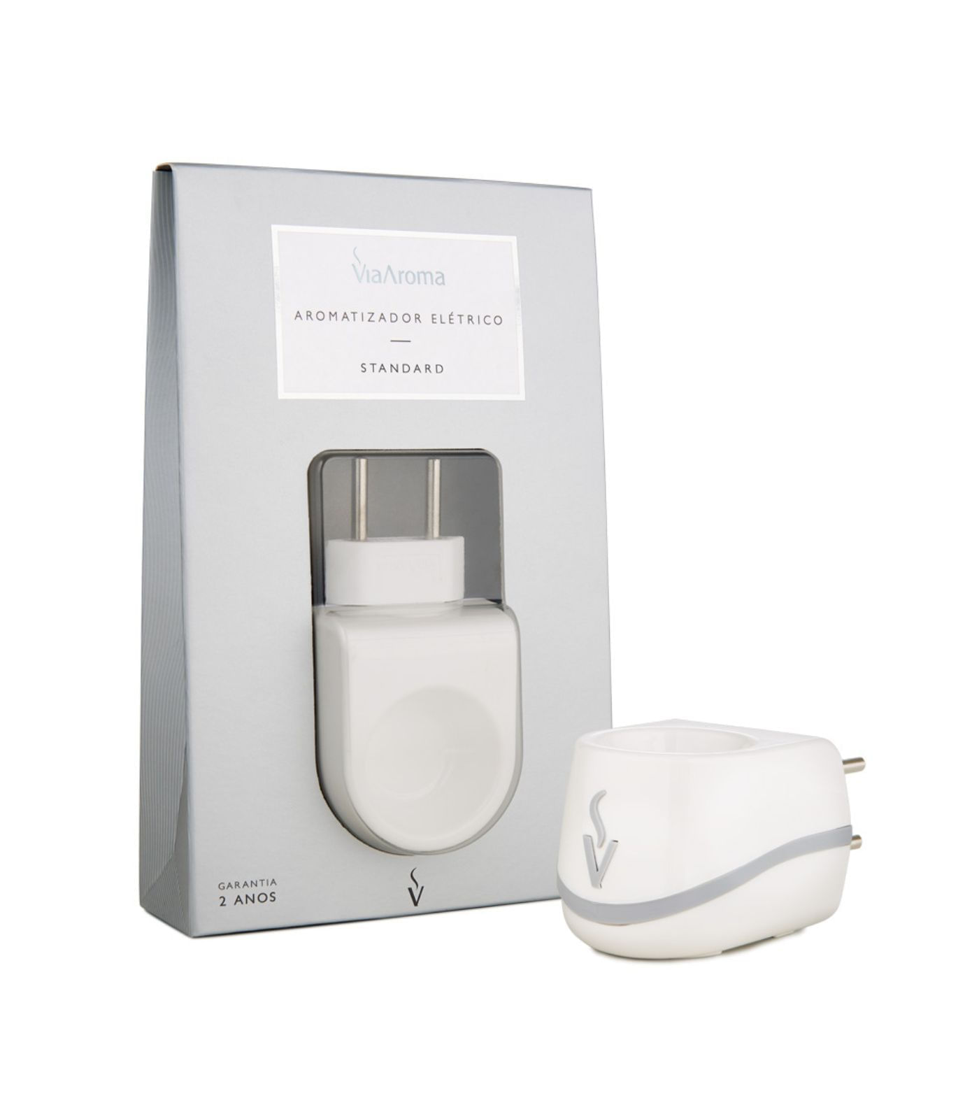 Aromatizador Elétrico Bivolt Standard Via Aroma Branco Un