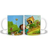 Caneca  Minecraft Cerâmica 325Ml