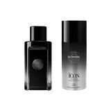 Kit Antonio Banderas Icon Eau De Parfum 100ml + Deodorant Spray Icon 150ml