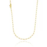 Corrente Masculina Grande Banhado A Ouro 18k 70cm