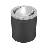 Lixeira C/ Corpo Em Polipropileno E Tampa Basculante Inox 5l - Tramontina Tramontina