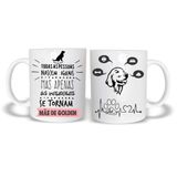 Caneca Temática Mãe De Golden Pet Cerâmica 325Ml