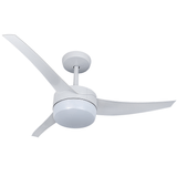 Ventilador De Teto Lunik Branco Com 3 Pás De 110 Volts Com Controle Remoto - 51-3101 - Venti Delta