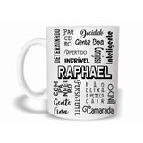 Raphael Caneca Com Nome Polímero 325Ml