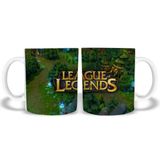 Caneca Lol League Of Legends Kingdoms Polímero 325Ml