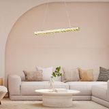 Pendente Led Strip Retangular 12w 4000k 620x40 Tokyo Tkyg62412w4krtpd Bronzearte