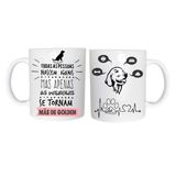 Caneca Temática Mãe De Golden Pet Polímero 325Ml