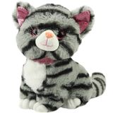 Pelucia Gatinho Miau Sentado 18cm Bbr