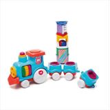 Brinquedo Educativo Anima Trem Blocks - Tateti Original