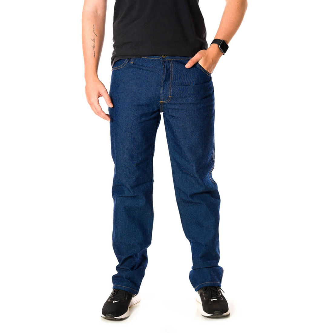 Calça Jeans Masculina Básica Tradicional