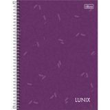 Caderno Universitario 10 Matérias Capa Dura 160fls Lunix Tilibra