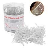 Pisca Pisca Natal Cascata Led Frio 100 Lâmpadas 220v - Casambiente Natal211
