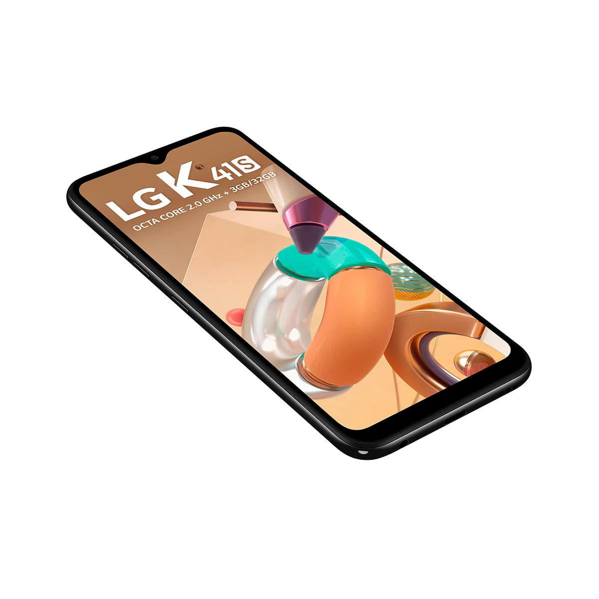 Smartphone LG K41S 32GB 4G - Preto Tela 6,5” Câmera Quádrupla Plano
