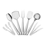 Conjunto De 36 Talheres De Mesa Laguna E 5 Utensílios Em Inox Extrata Tramontina