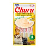 Petisco Churu Para Gatos Adultos Sabor Galinha Com Queijo 56g